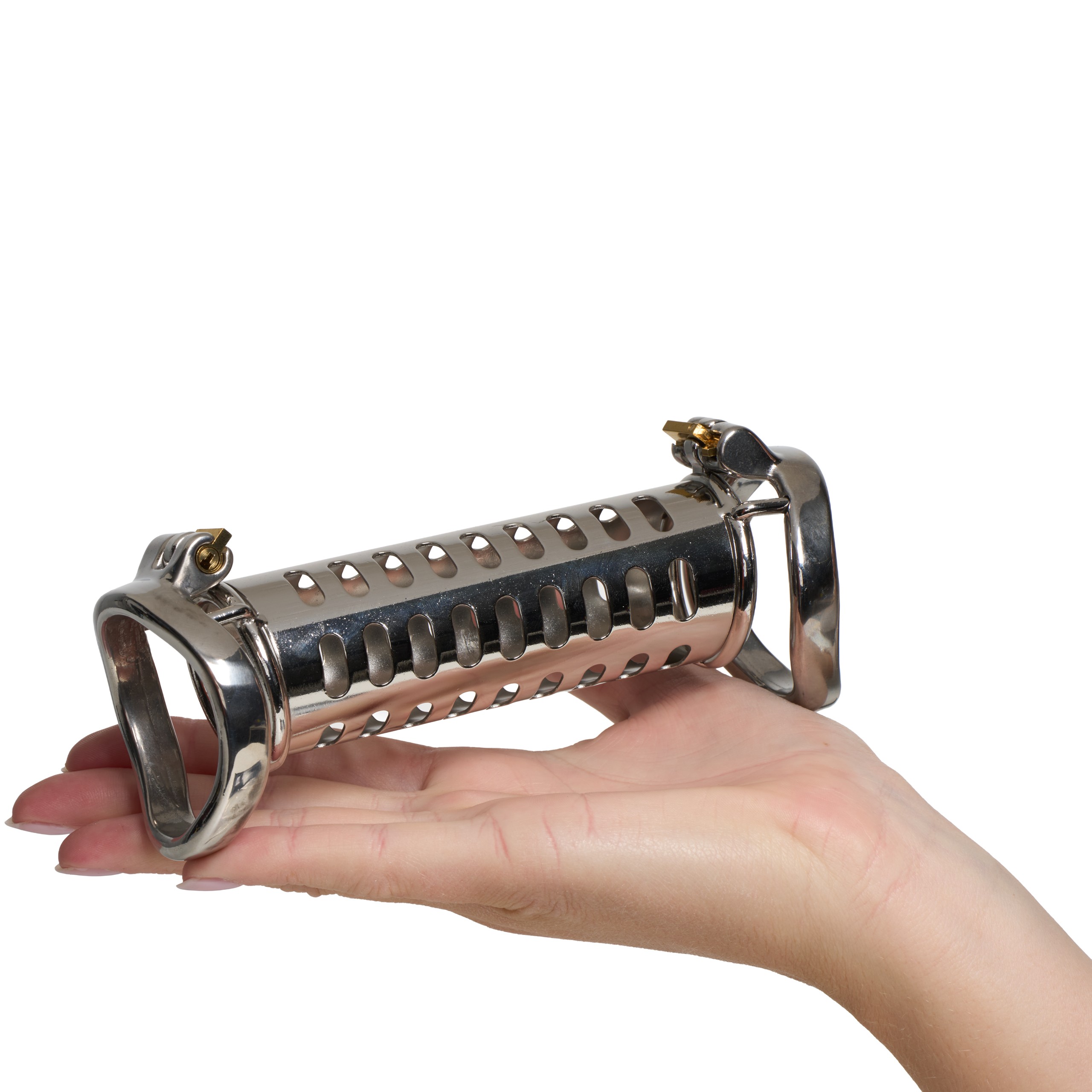 Kiotos Steel Twin Cock Cage Chastity Device var 2