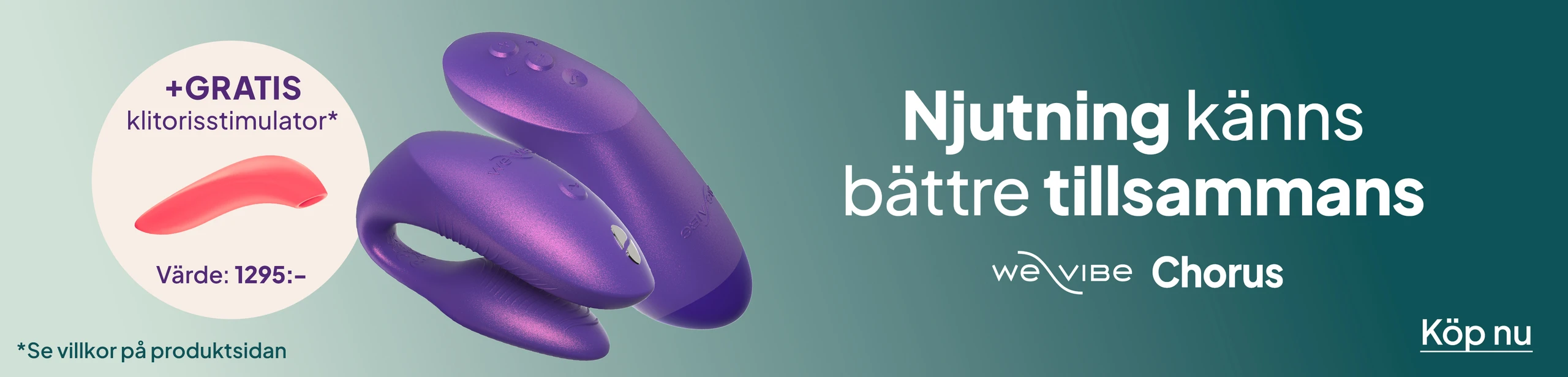 Njutning känns bättre tillsammans - We-Vibe Chorus