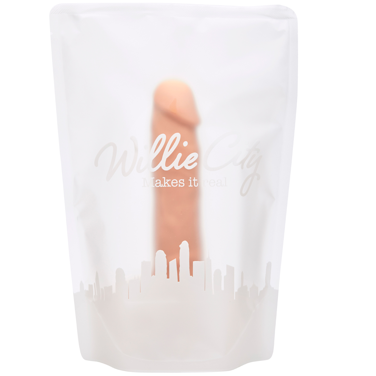 Willie City Willie City Luxe Superrealistisk Silikondildo 22 cm - Beige