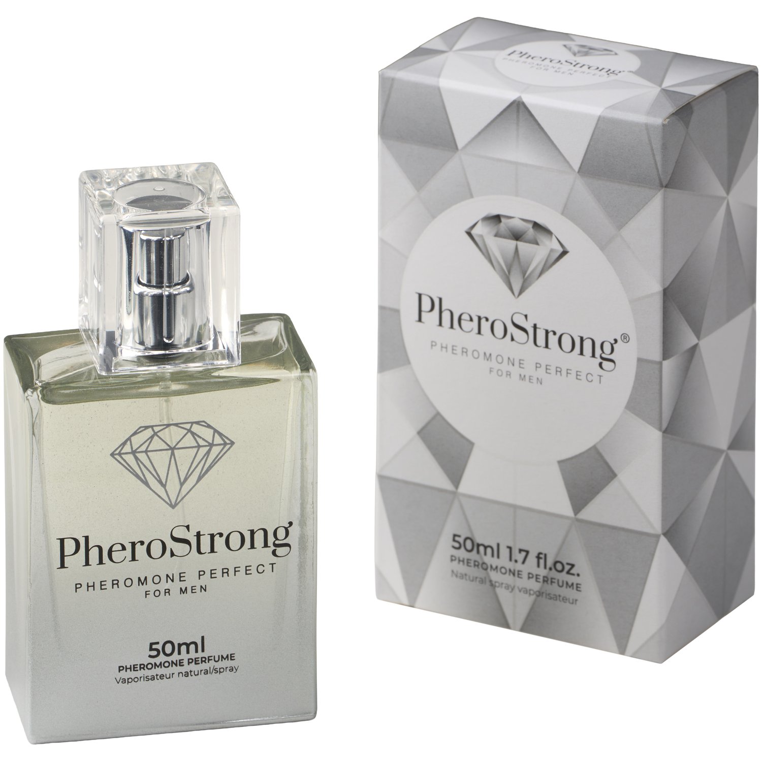 PheroStrong Pheromon Perfect for Men Parfym 50 ml - Clear