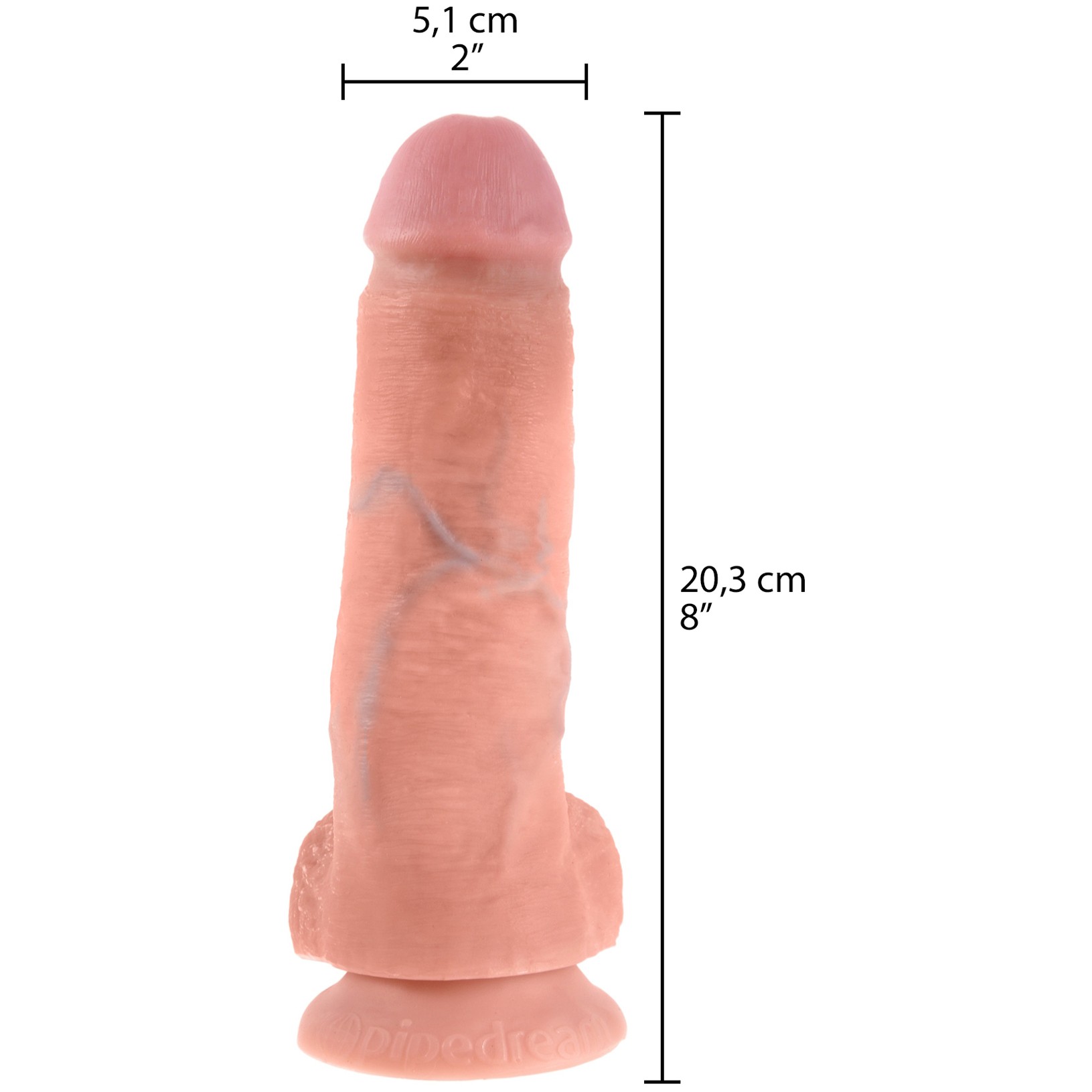 King Cock - Cock with Balls Dildo 20.3 cm 1