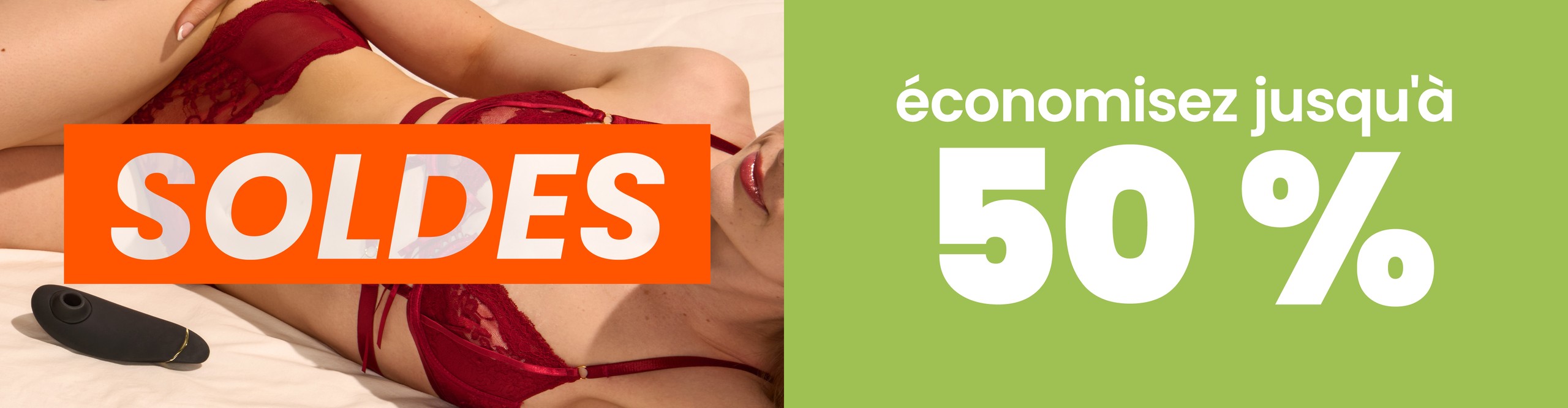 Soldes économisez jusqu'à 50 %