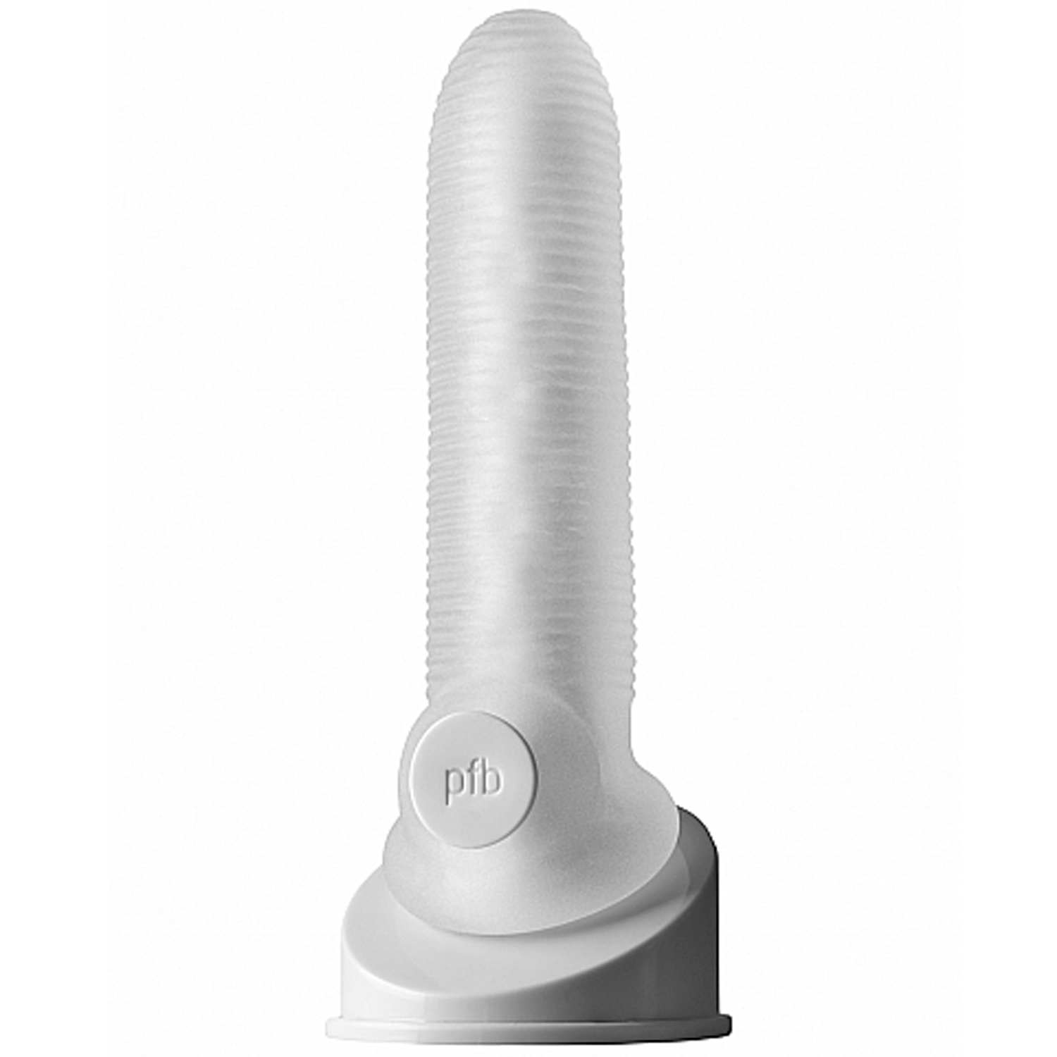 Perfect Fit Fat Boy Micro Ribbed Large Penis Sleeve - Clear thumbnail