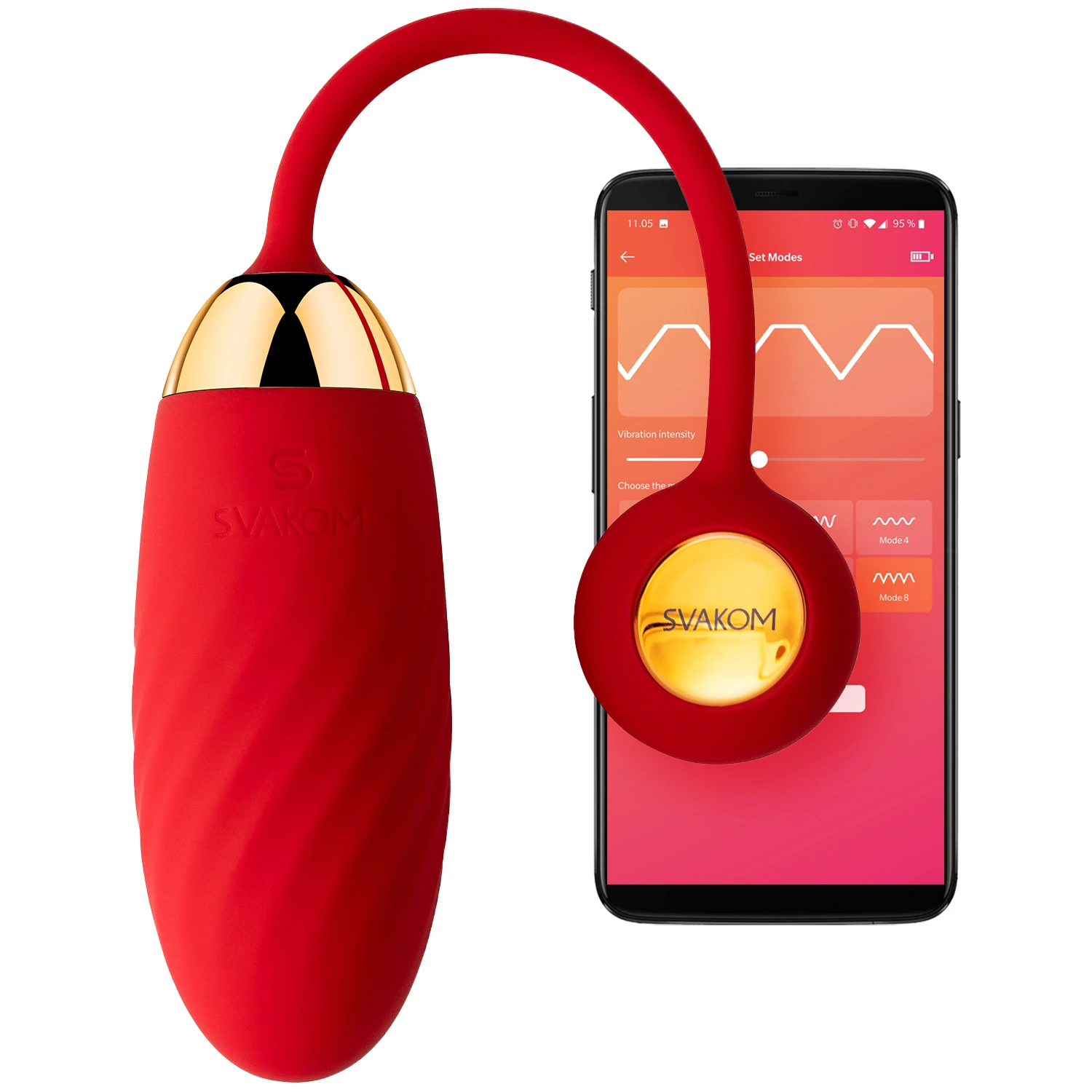 Svakom Ella Neo Interaktiv App-kontrollert Vibratoregg var 1