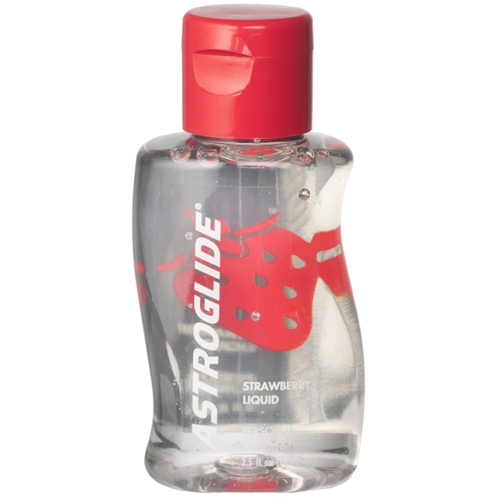 Astroglide Lubrifiant à Base d'Eau Aromatisé à la Fraise 74 ml var 1