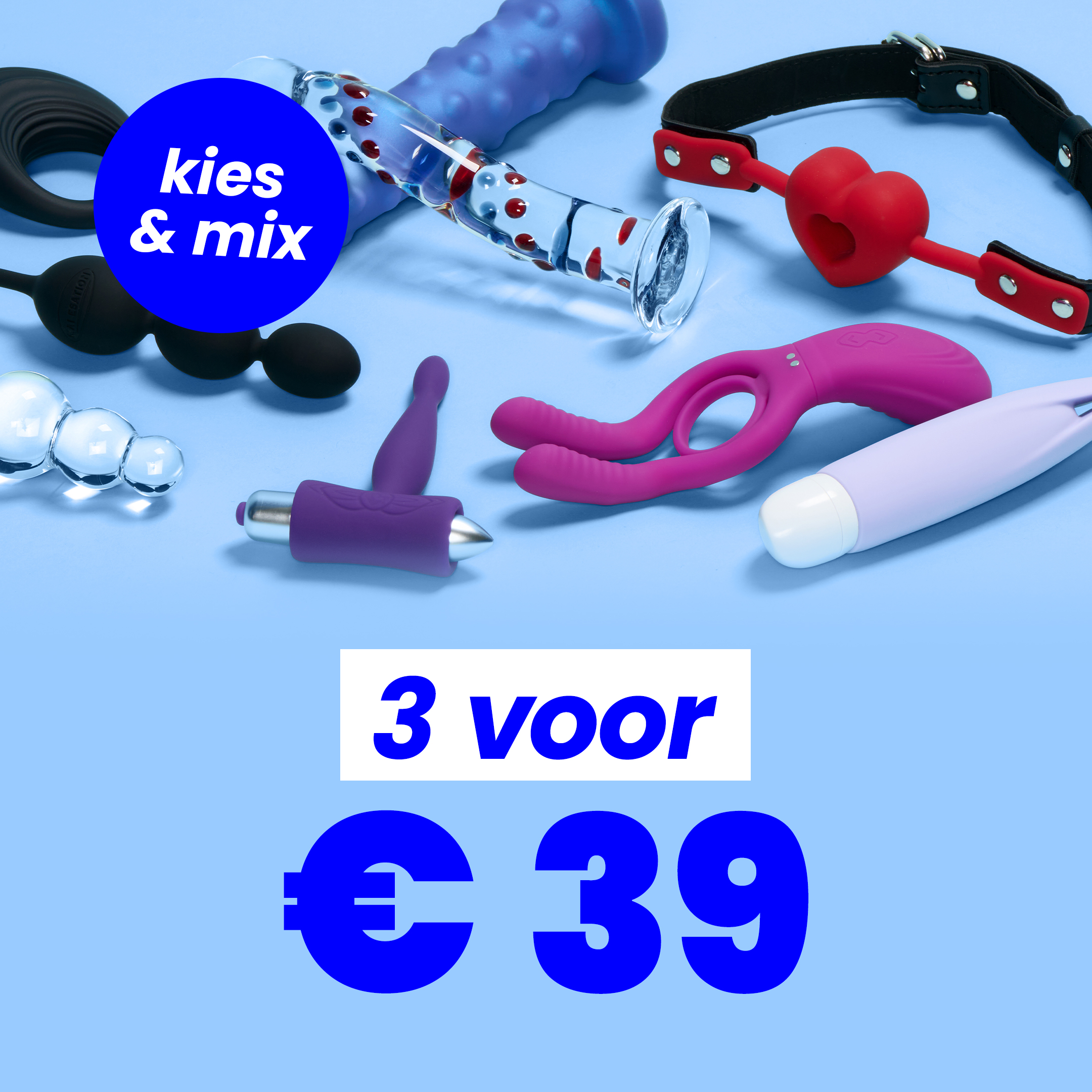 3 voor € 39 mobile