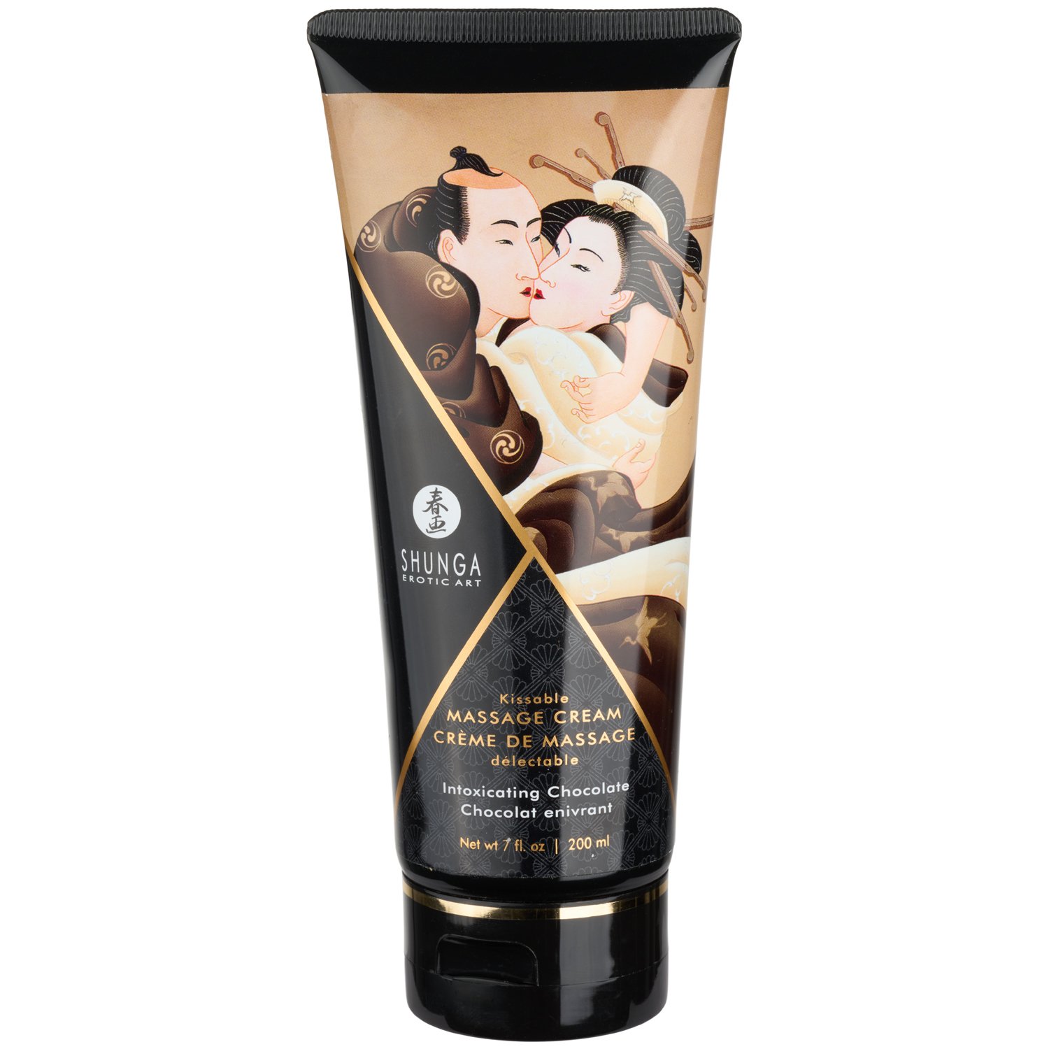 Shunga Massage Cream Intoxicating Chocolate 200 ml - Brun