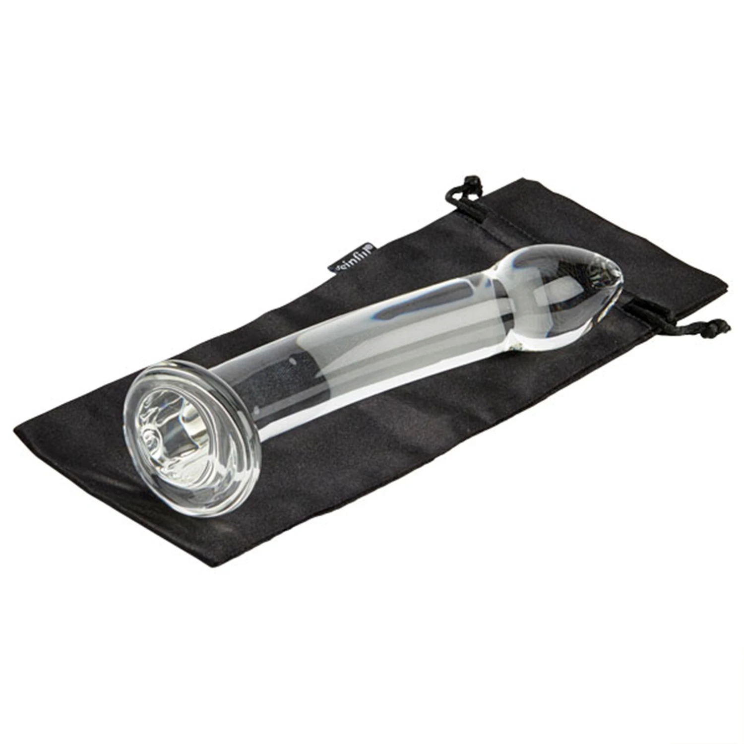 Sinful Curvy Klar Glassdildo 16 cm 1