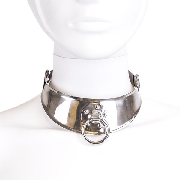 Kiotos Gladiator Låsbart Metallhalsband med O-ring 1