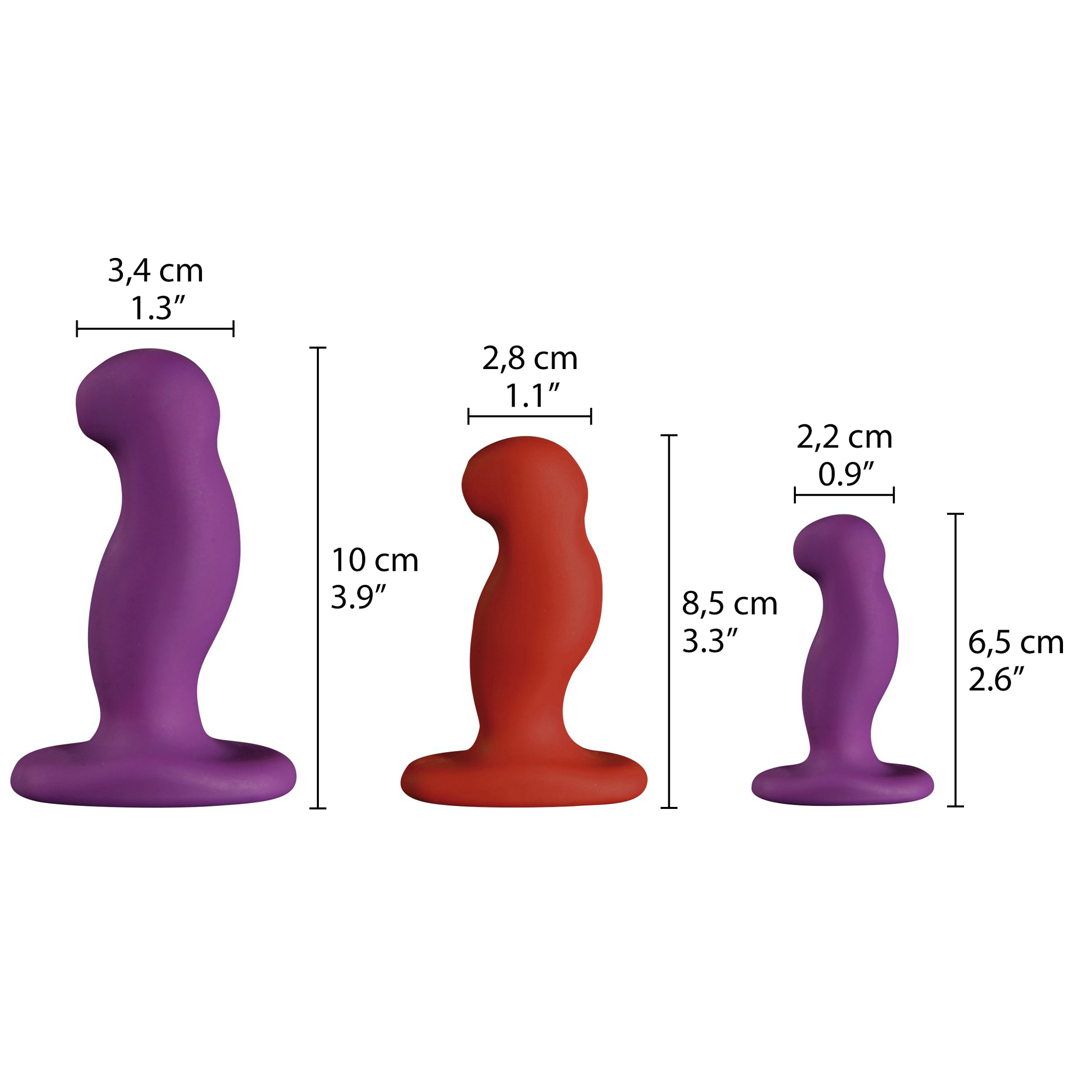 Nexus G-Play+ Trio Opladeligt Anal Vibrator Sæt var 2