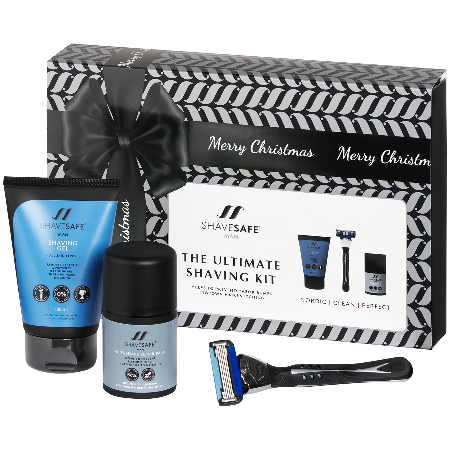 ShaveSafe The Ultimate Shaving Kit til Mænd var 1