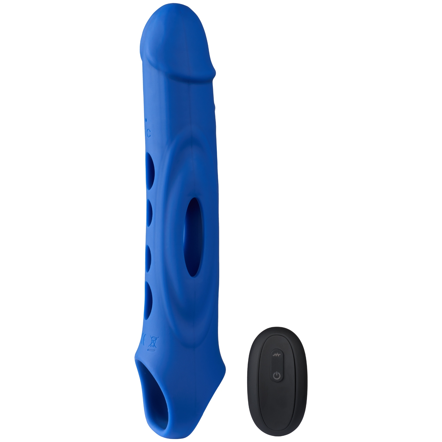 MR.MEMBR Texture Vibrerende Penis Sleeve - Blå