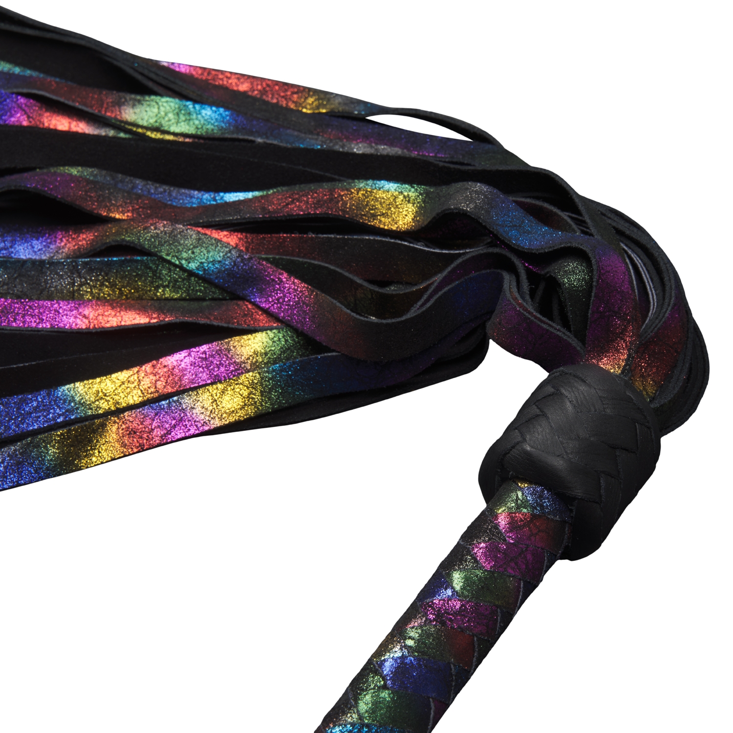 Strict Leather Rainbow Leren Flogger 90,5 cm 1