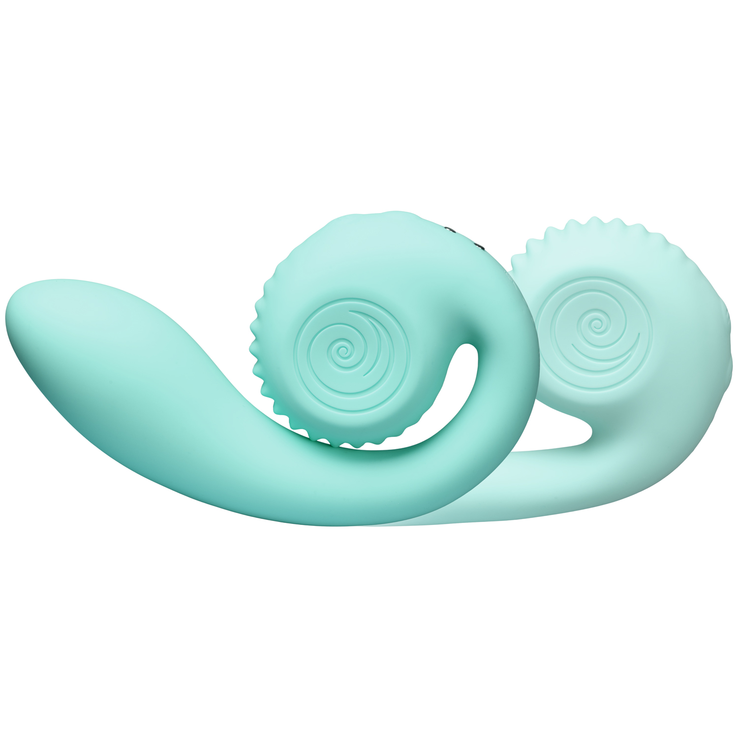 Gizi Oppladbar Dual Vibrator    - Turkis