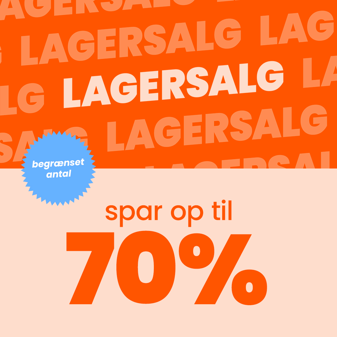 Lagersalg - Spar op til 70% mobile