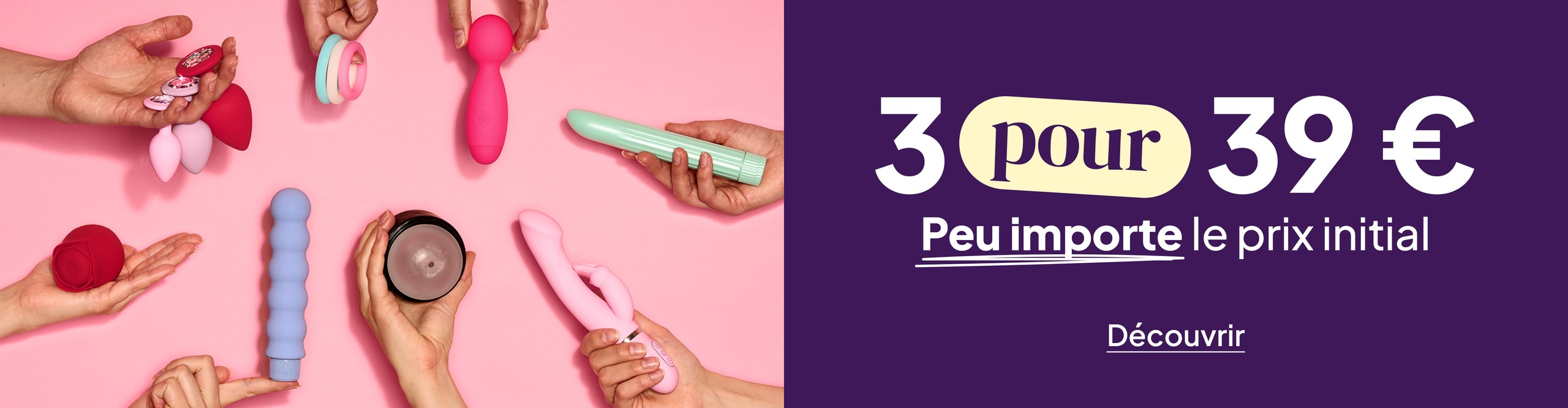 3 pour 39 € desktop