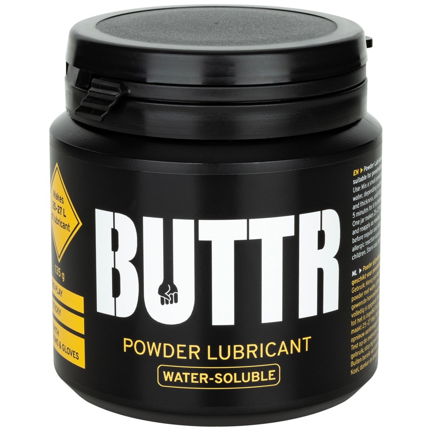 BUTTR Powdered Lube Glide Creme 135 g - Klar