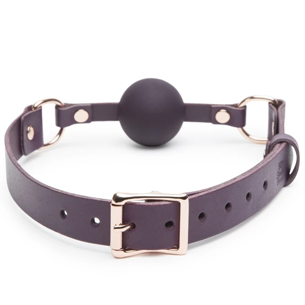Fifty Shades Freed Cherished Collection Ball Gag i Lær 1