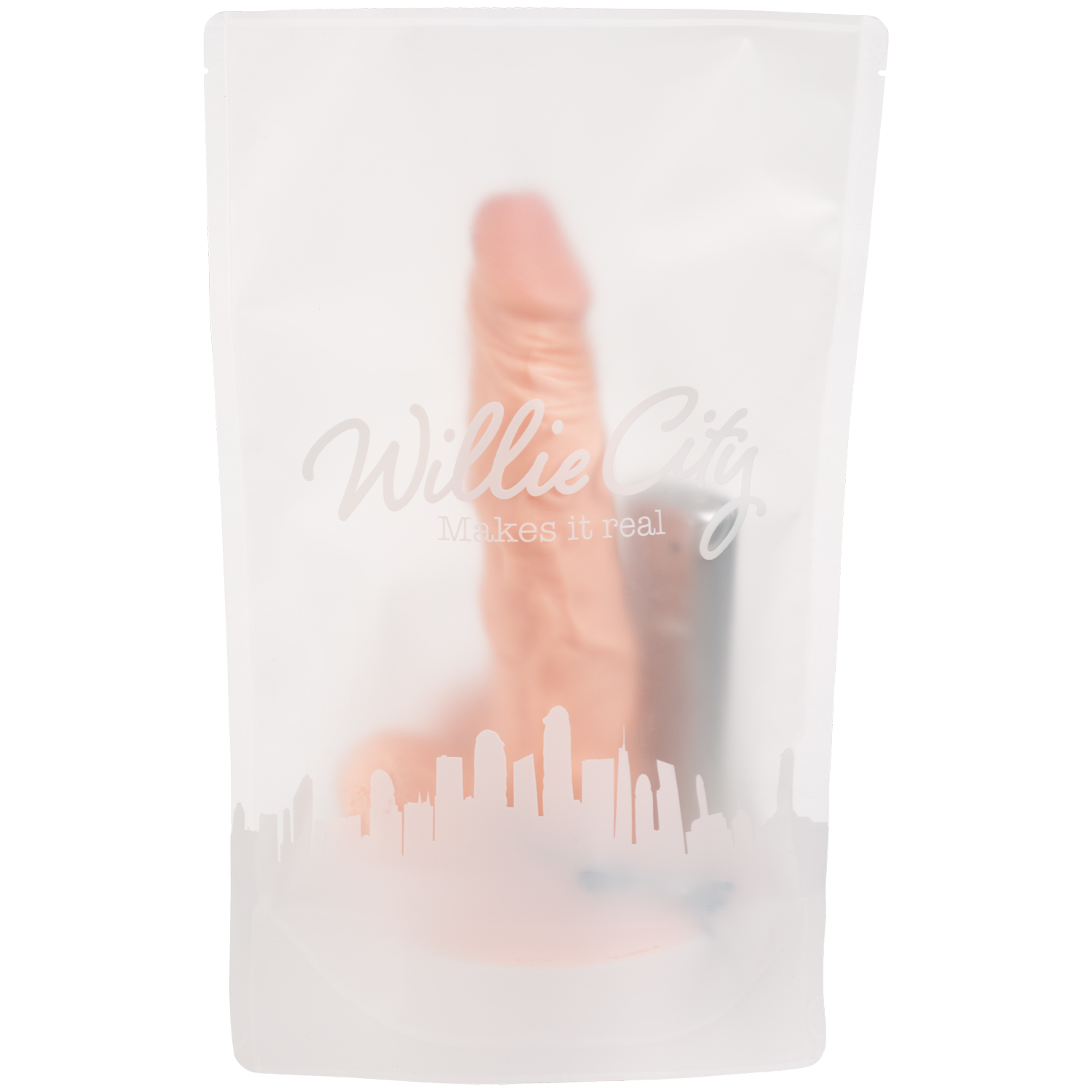 Willie City Willie City Fjernstyrt Realistisk Dildovibrator 24 cm - Beige