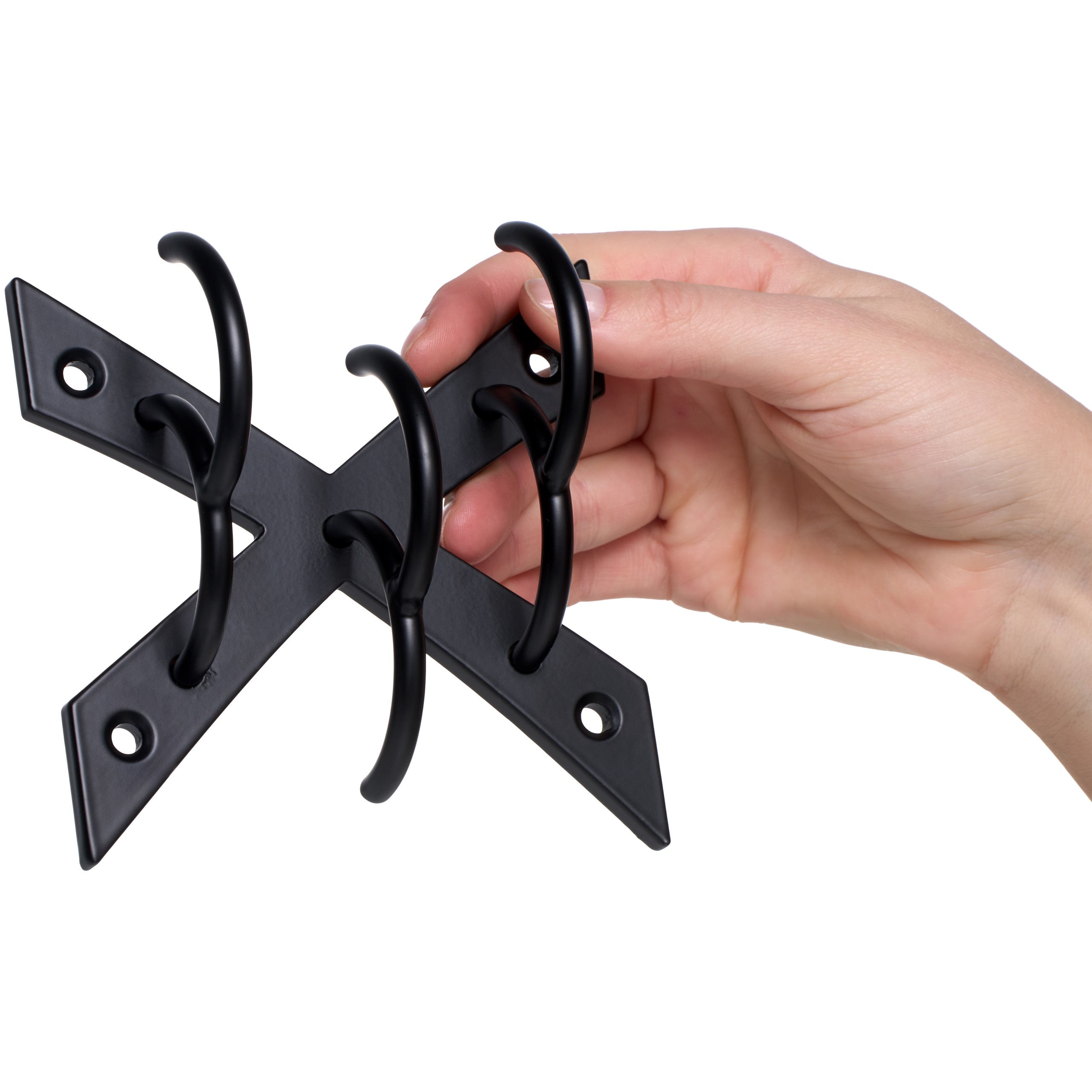 Obaie Patère Murale à 3 Crochets var 2