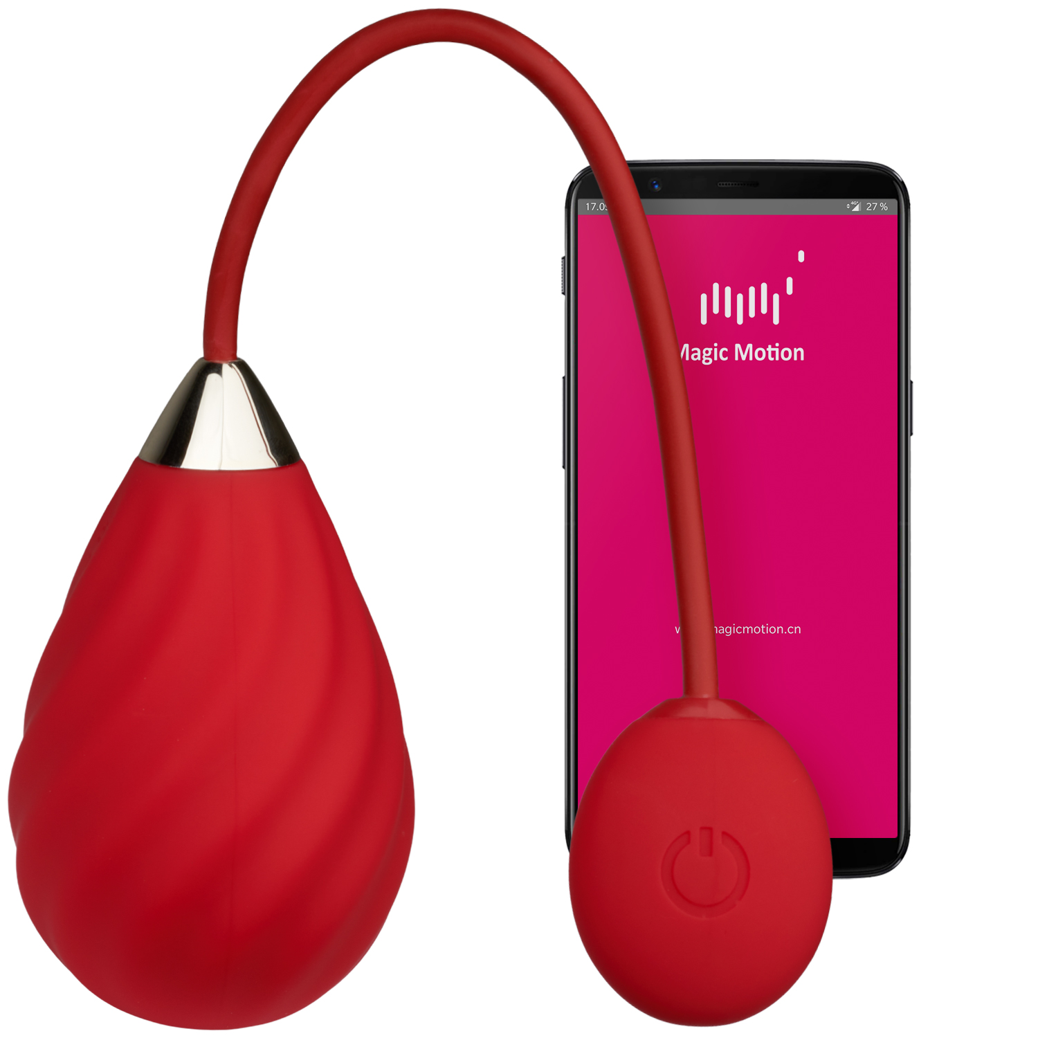 Magic Motion Magic Sundae Love Egg med App - Red