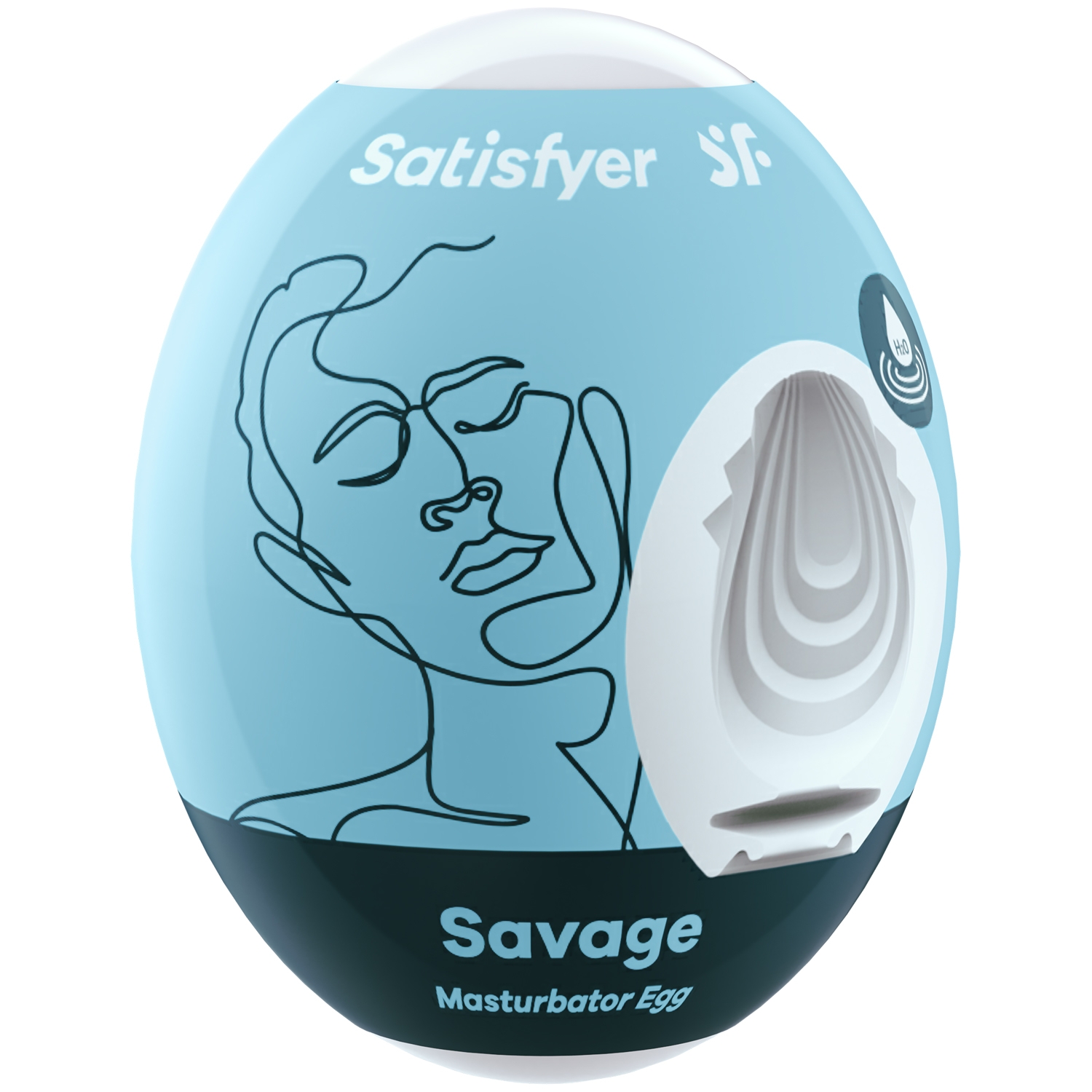 Satisfyer Savage Onani Æg       - White