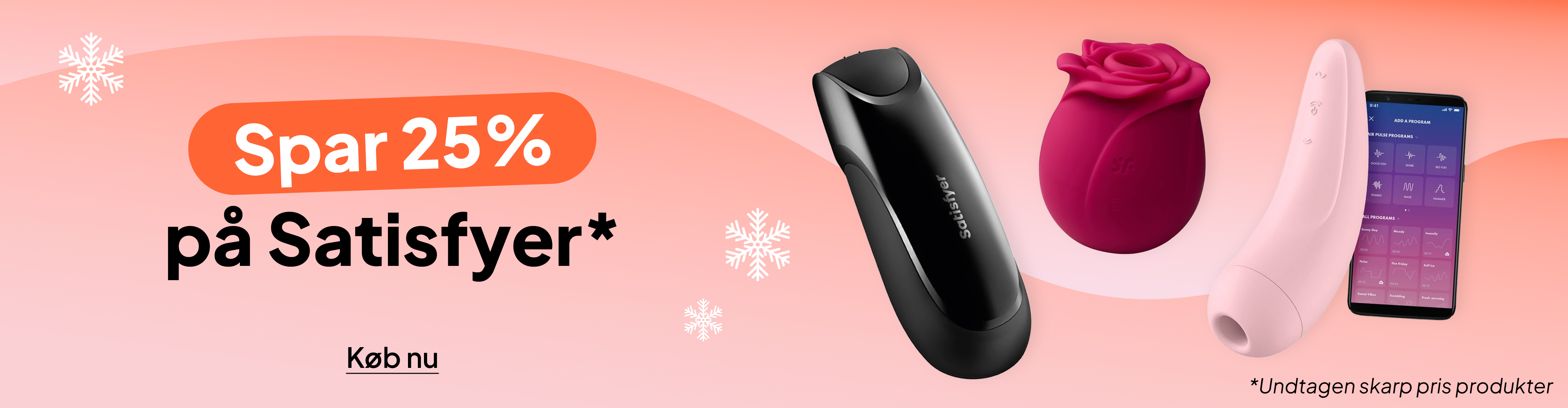 Spar 25% på Satisfyer* desktop