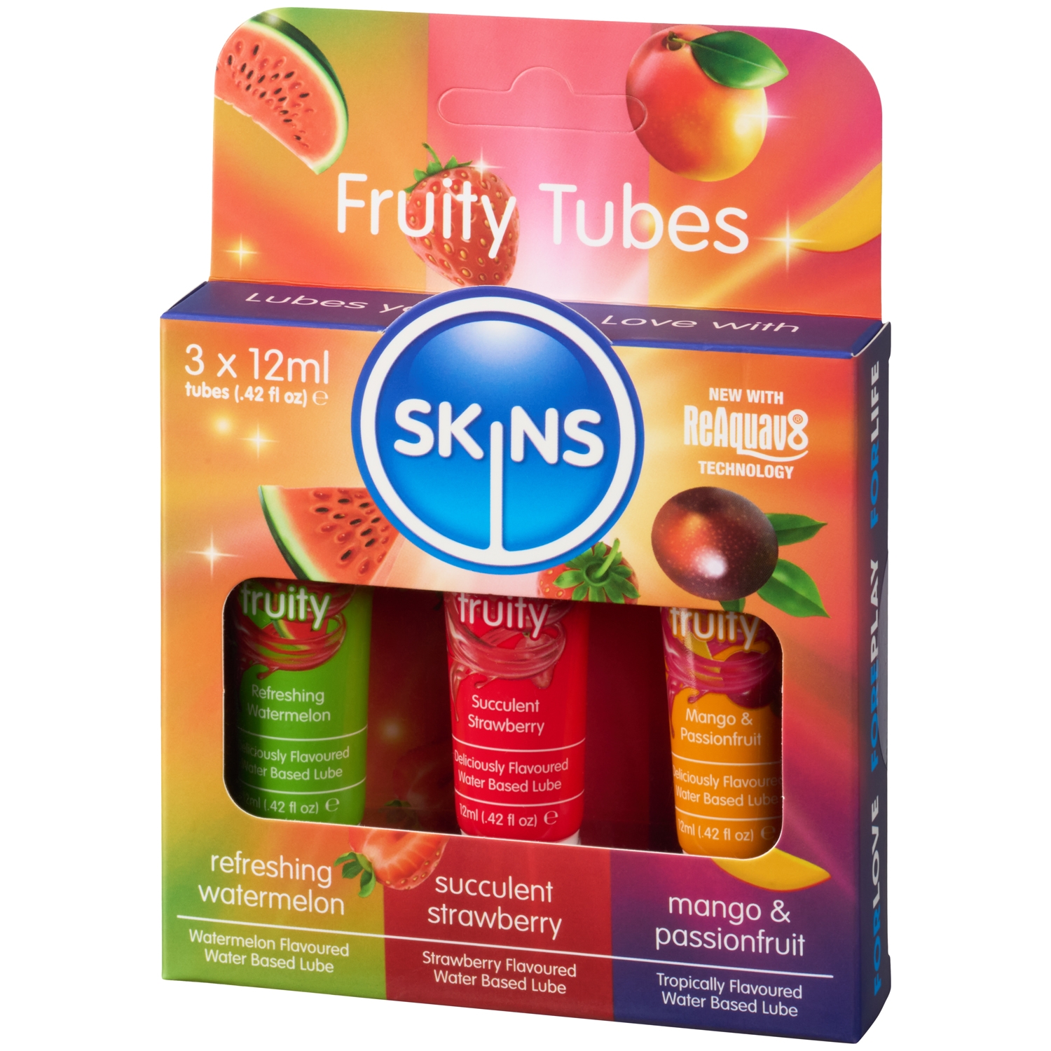Skins Fruity Tubes Lubes 3 x 12 ml var 2
