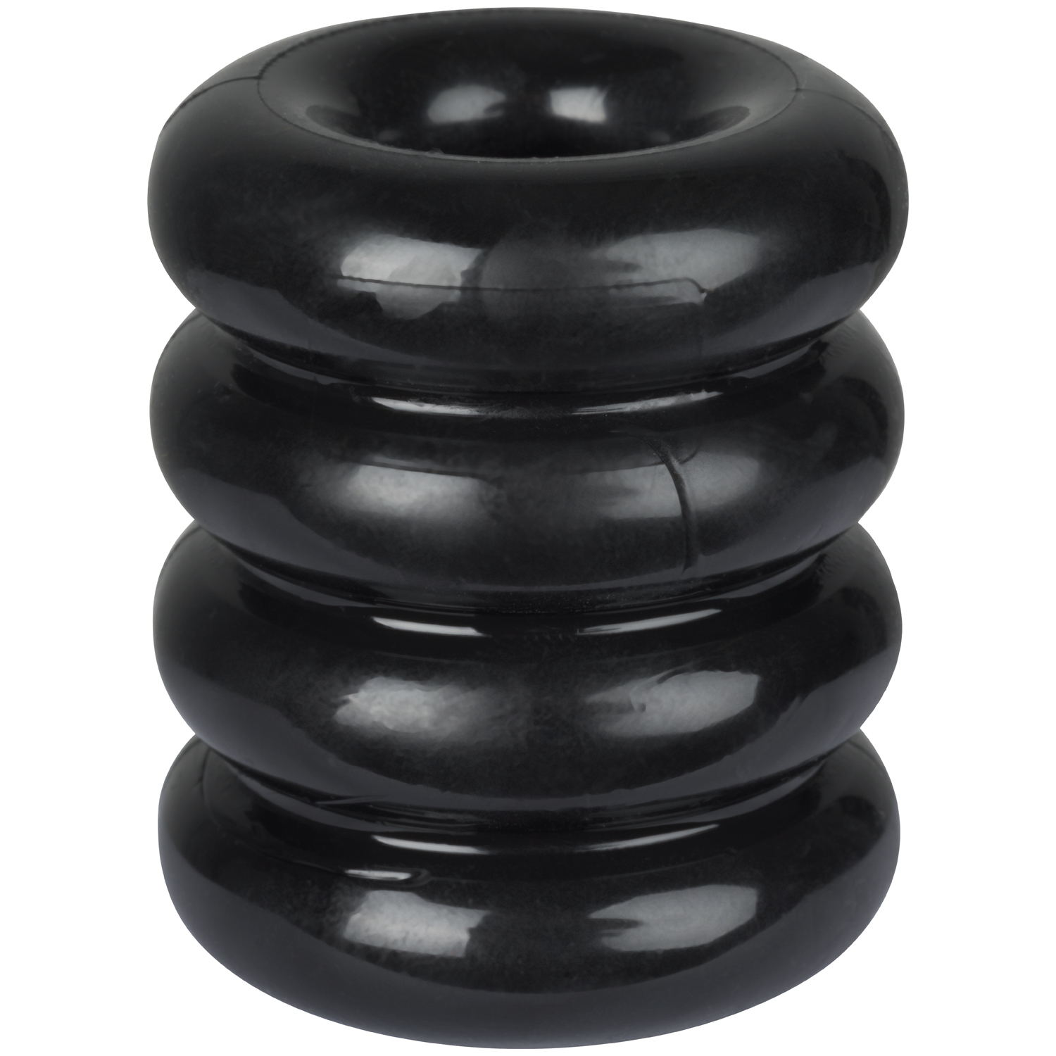 MR.MEMBR Tube Ball Stretch & Donut Penisring - Black thumbnail
