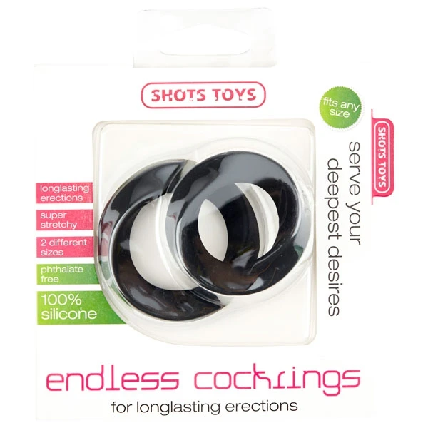 Shots Toys Assorterte Penisringer 2 stk. 1