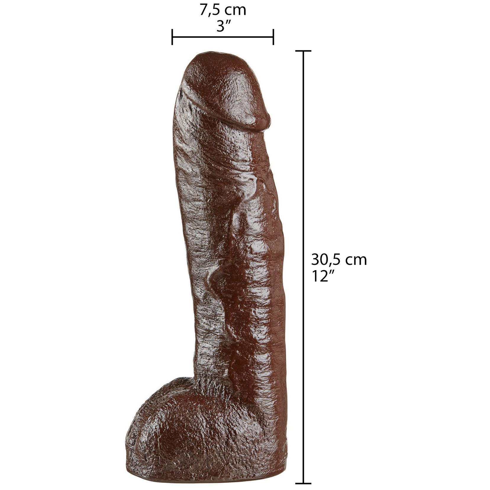 Vac-U-Lock Hung XL Gode Ceinture Réaliste 30,5 cm var 2