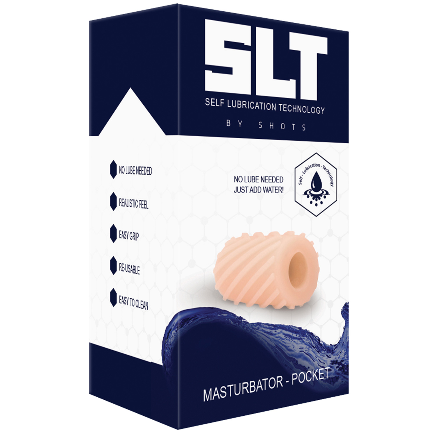 Shots SLT Taschenmasturbator mit Gleitmittel 1