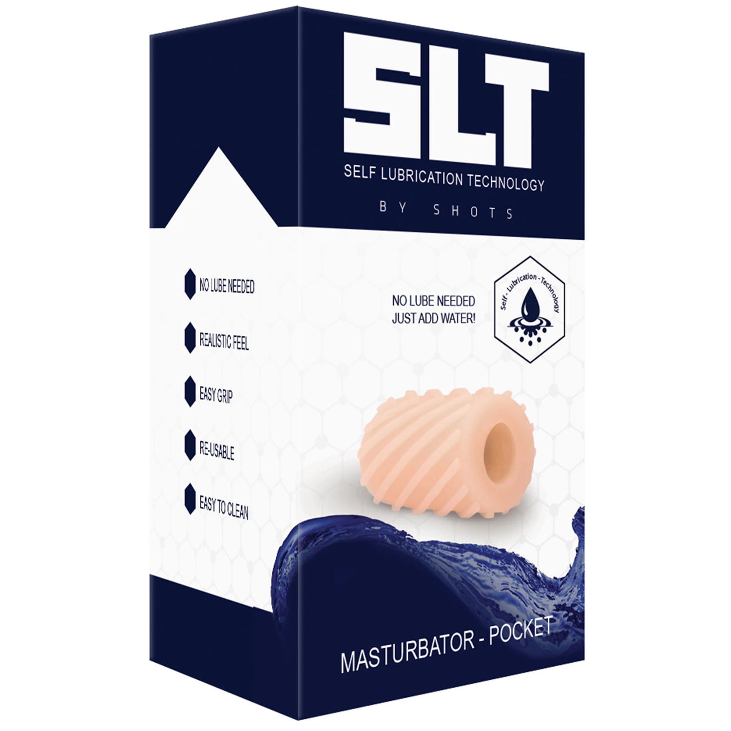 Shots SLT Pocket Masturbator med Glidemiddel 1