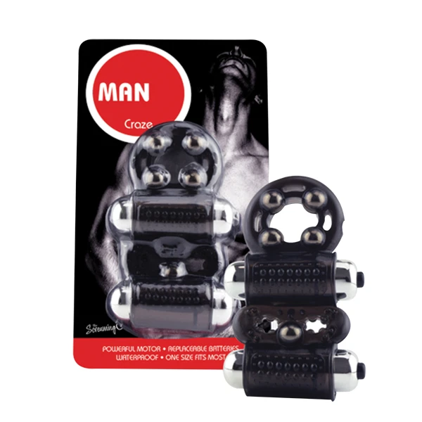 Screaming O O Man Craze Dobbel Vibratorring 1