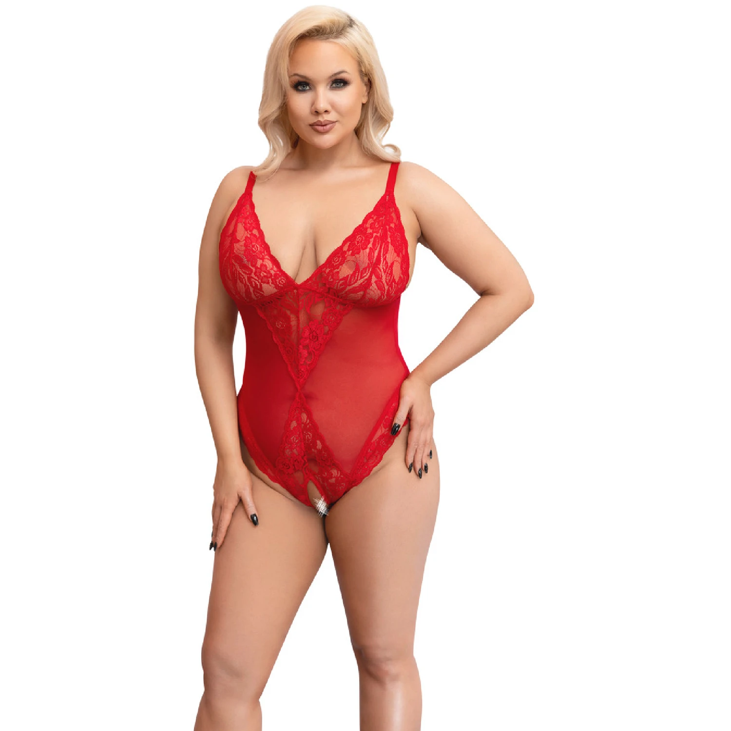Cottelli Curves Body Grande Taille Rouge var 1