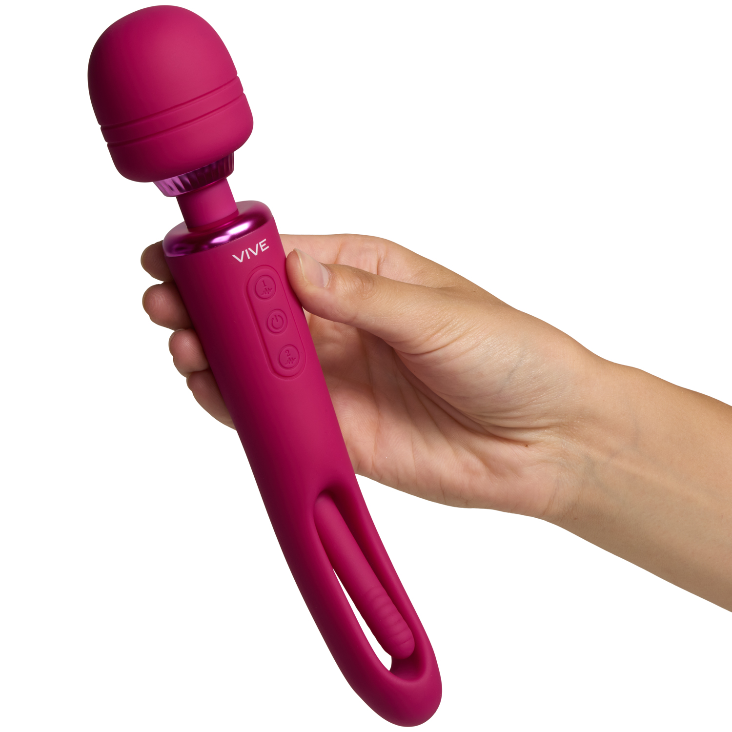 Vive Kiku Kaksipäinen Magic Wand G-pistestimulaattorilla var 2
