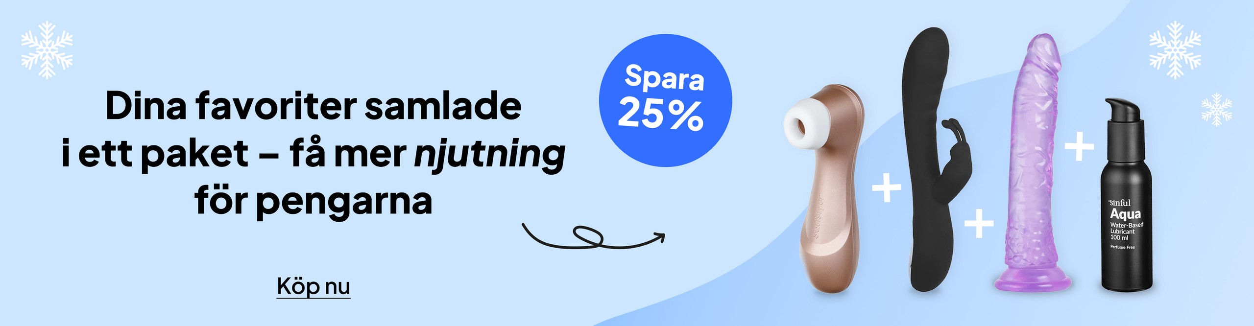 Spara 25% på Satisfyer Pro 2-bundles desktop