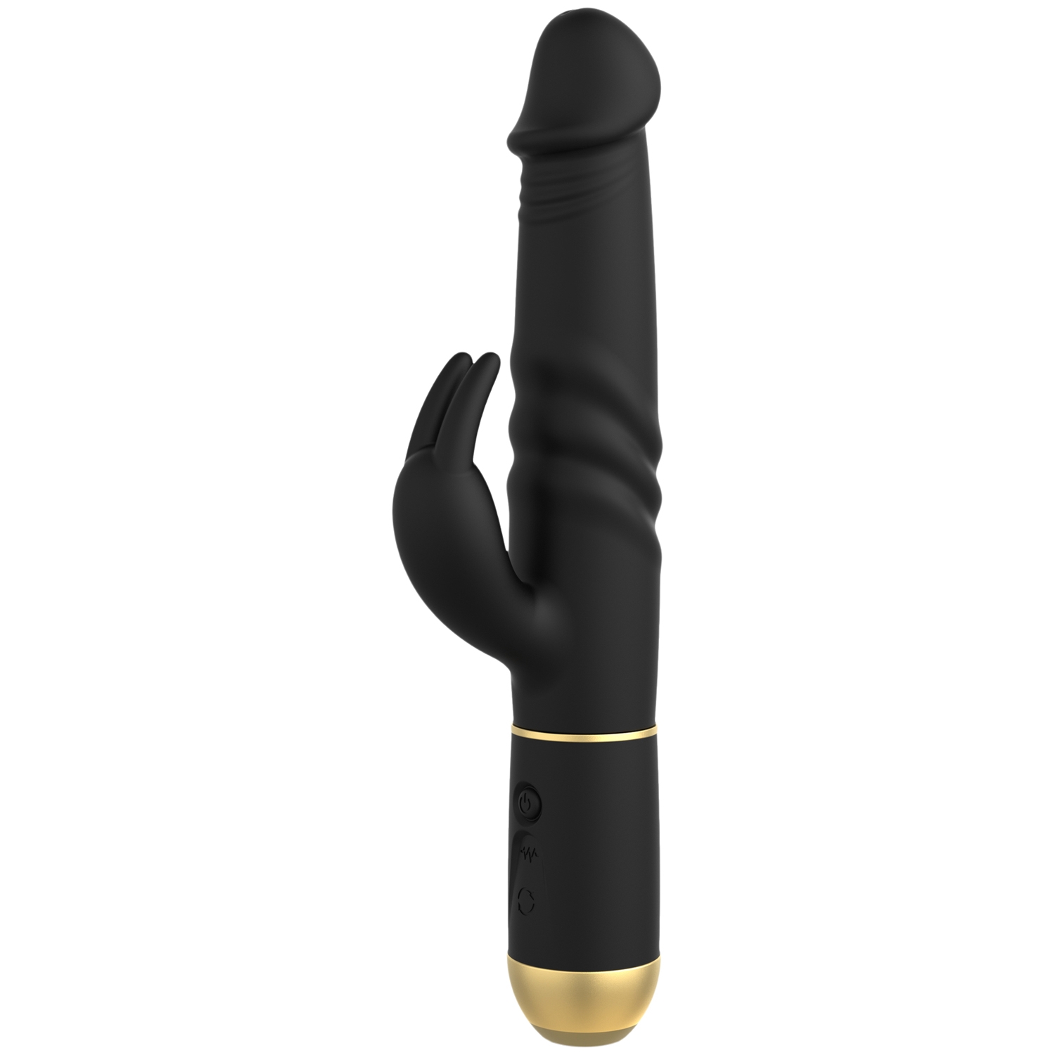 Dorcel Marc Furious Rabbit 2.0 Opladelig Vibrerende Pearl Rabbit Vibrator   - Sort