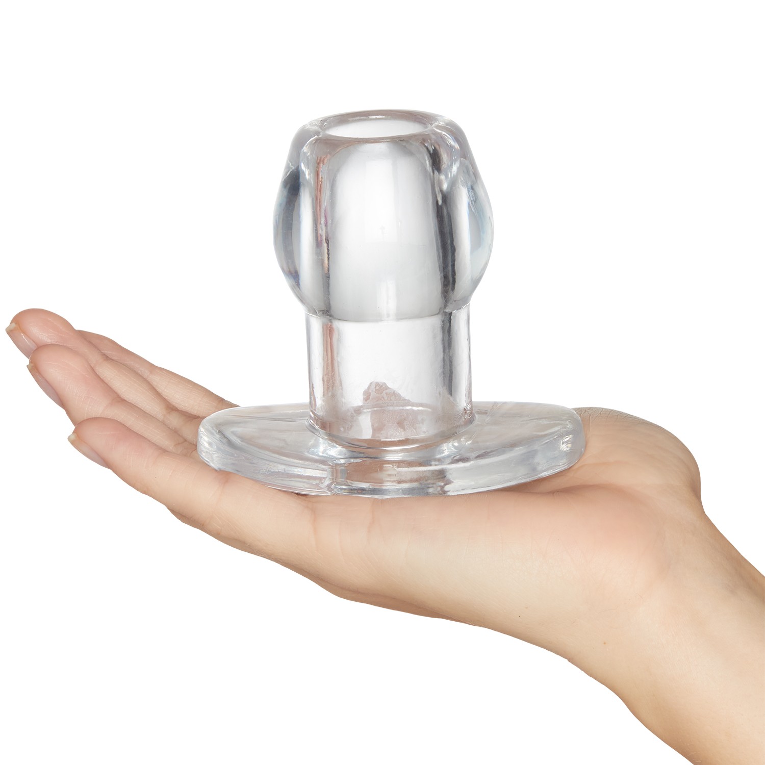 Perfect Fit Clear Tunnel Plug Medium 8 cm 1