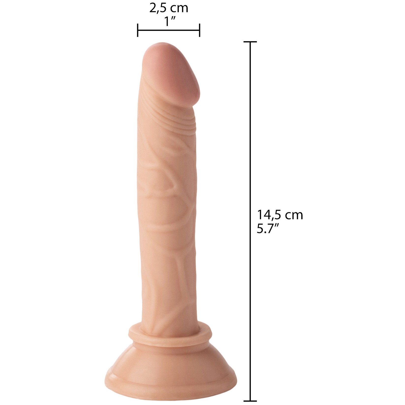 Willie City Gode Ventouse Réaliste 14,5 cm 1