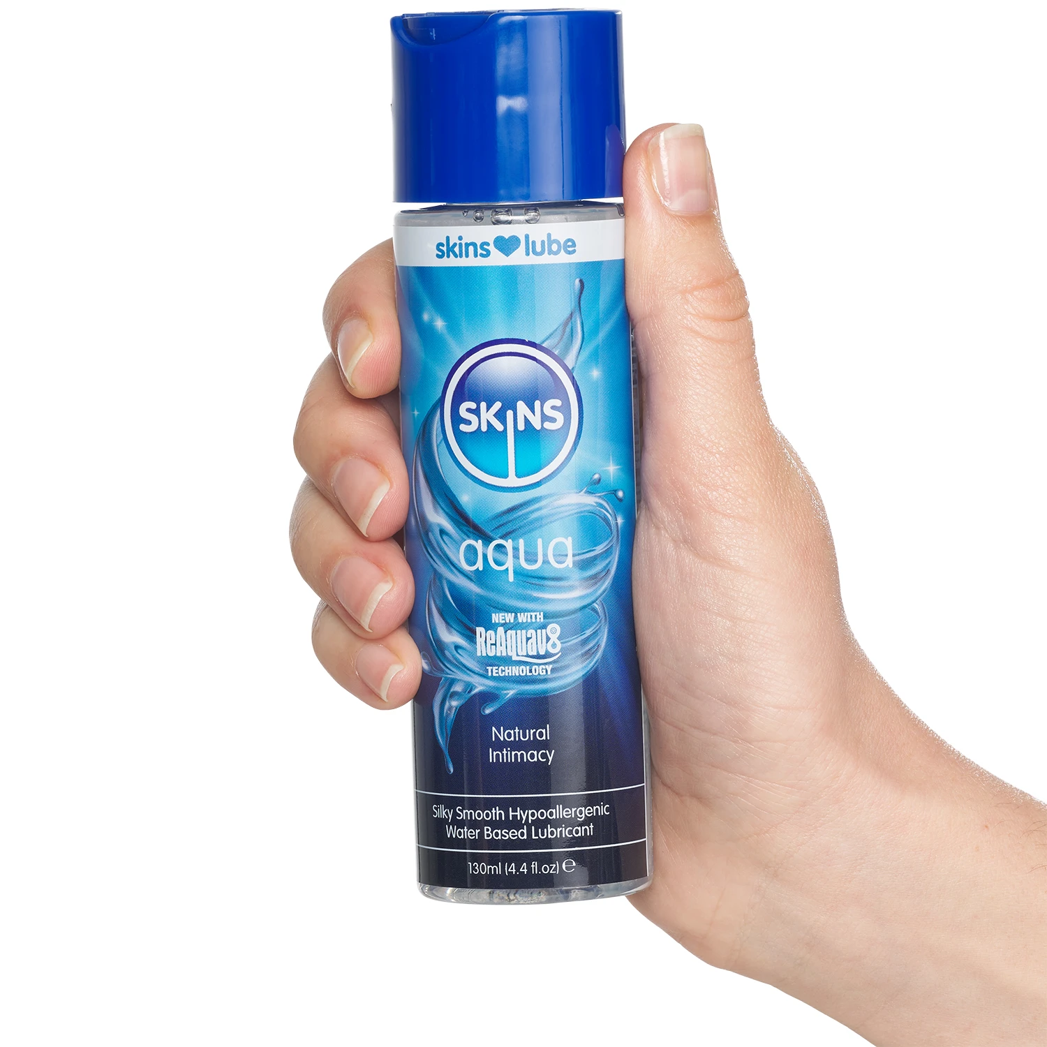 Skins Aqua Vannbasert Glidemiddel 130 ml 1