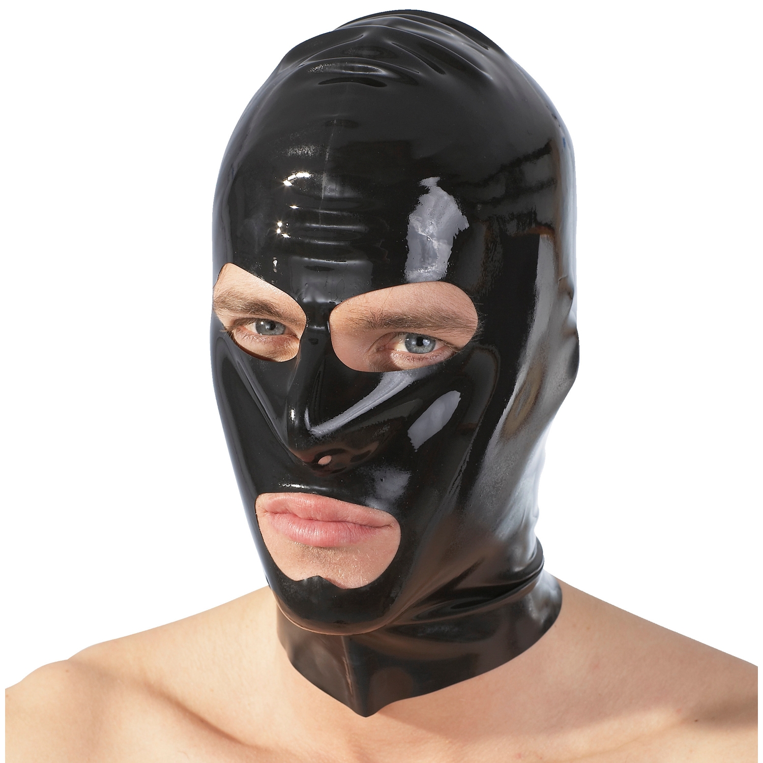 Late X Latex Maske - Black - One Size
