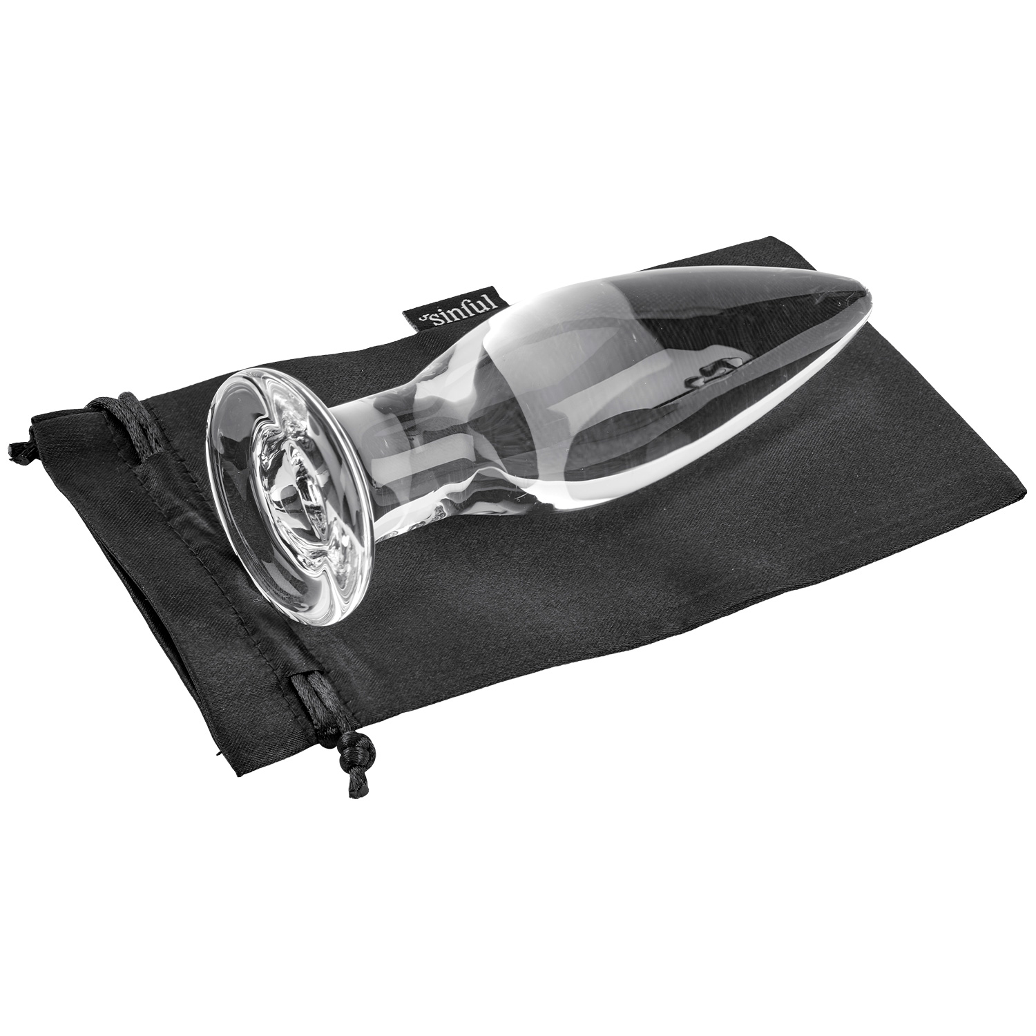 Plug Anal En Verre Avec Base Fuselée - Marque GLÄS - Sextoy Neuf - Unisexe