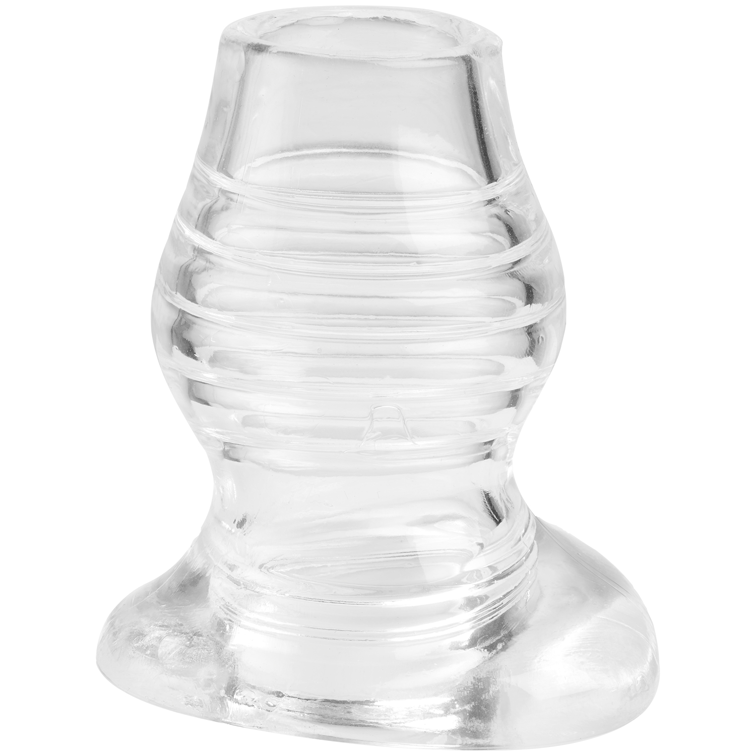 Master Series Full Access Tunnel Butt Plug - Clear