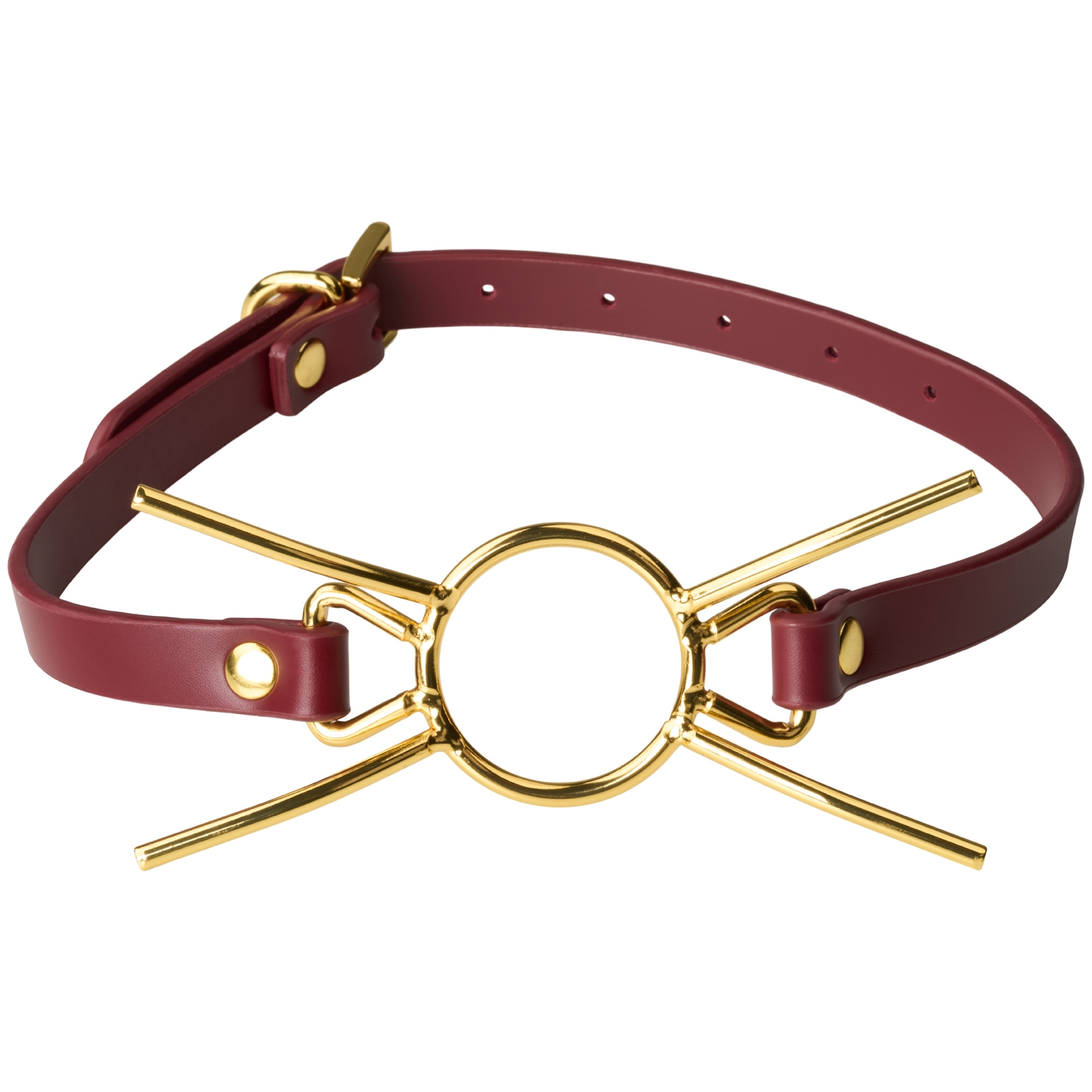 Taboom Bondage in Luxury Edderkoppe Gag - Rød