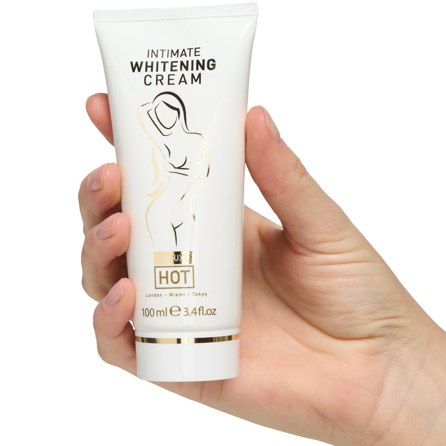 Hot Deluxe Intim Whitening Creme 100 ml - Hvid