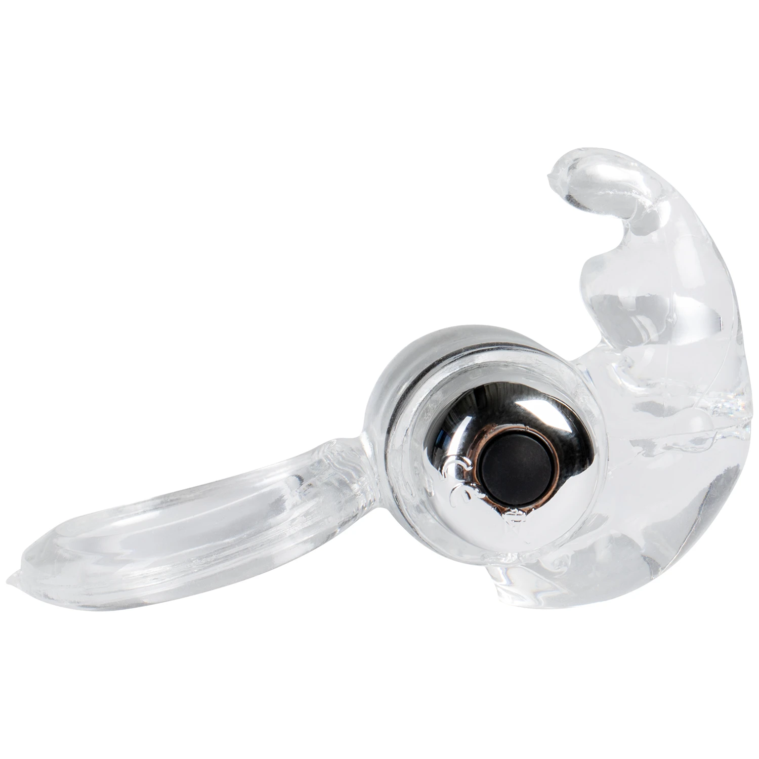 Baseks Clear Vibrerende Rabbit Cockring 1