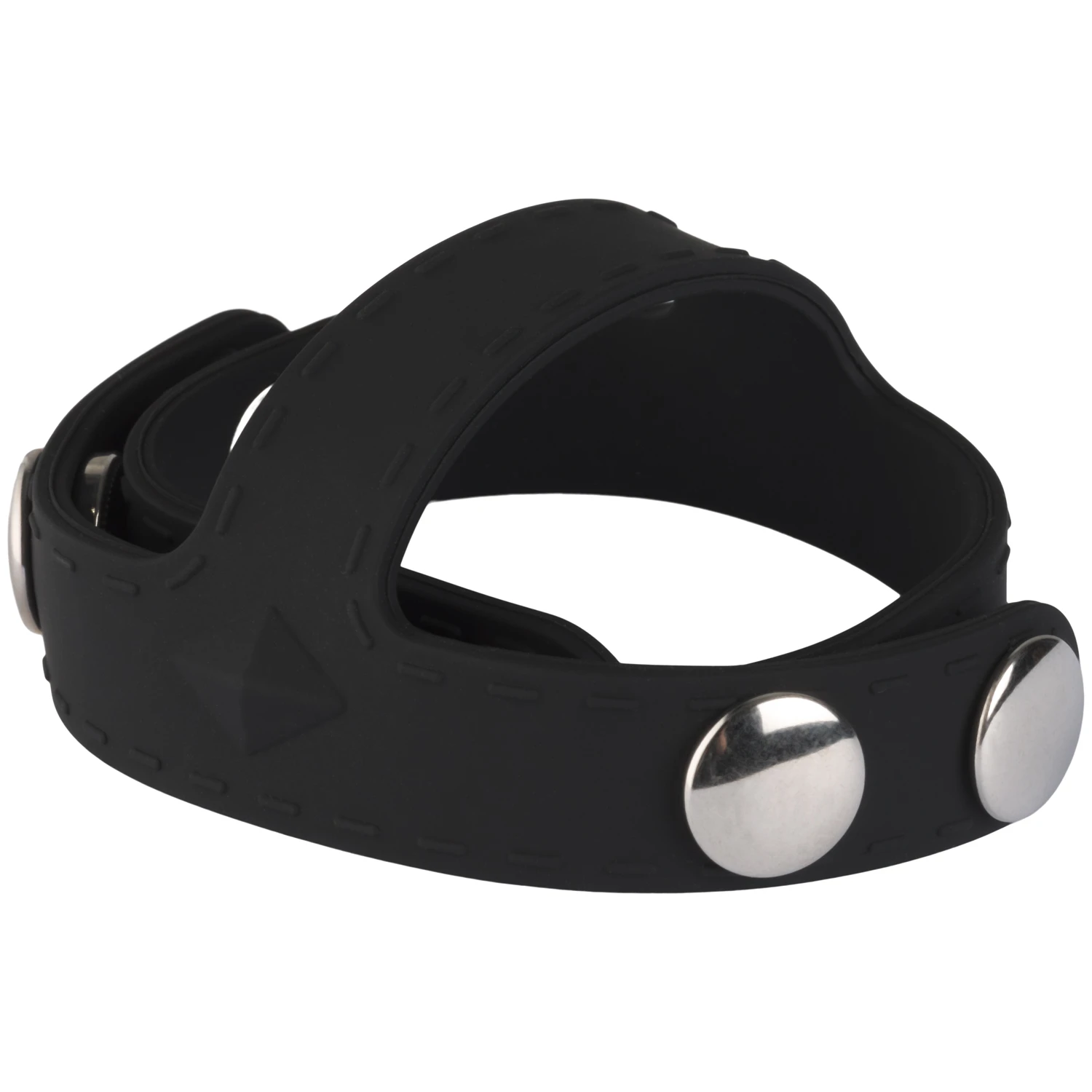 Blue Line C&B Gear Silikone T-stil Penisring med Testikel Divider var 1