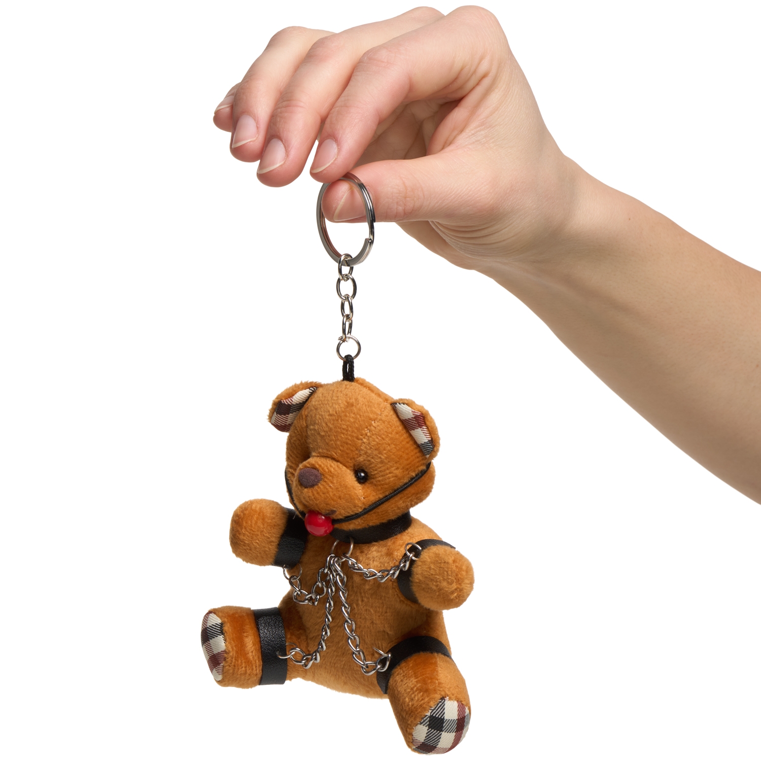 Master Series Nyckelring med nallebjörn med munkavle var 2