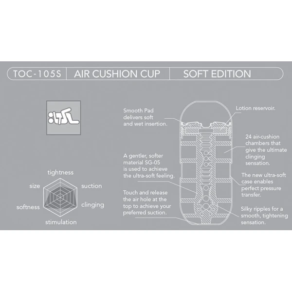 TENGA Air Cushion Cup Soft 1